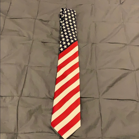 ❤️Dangii Man Fun Patriotic Tie - Picture 1 of 3